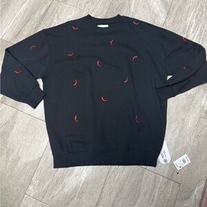 NWT Chili Pepper Crewneck